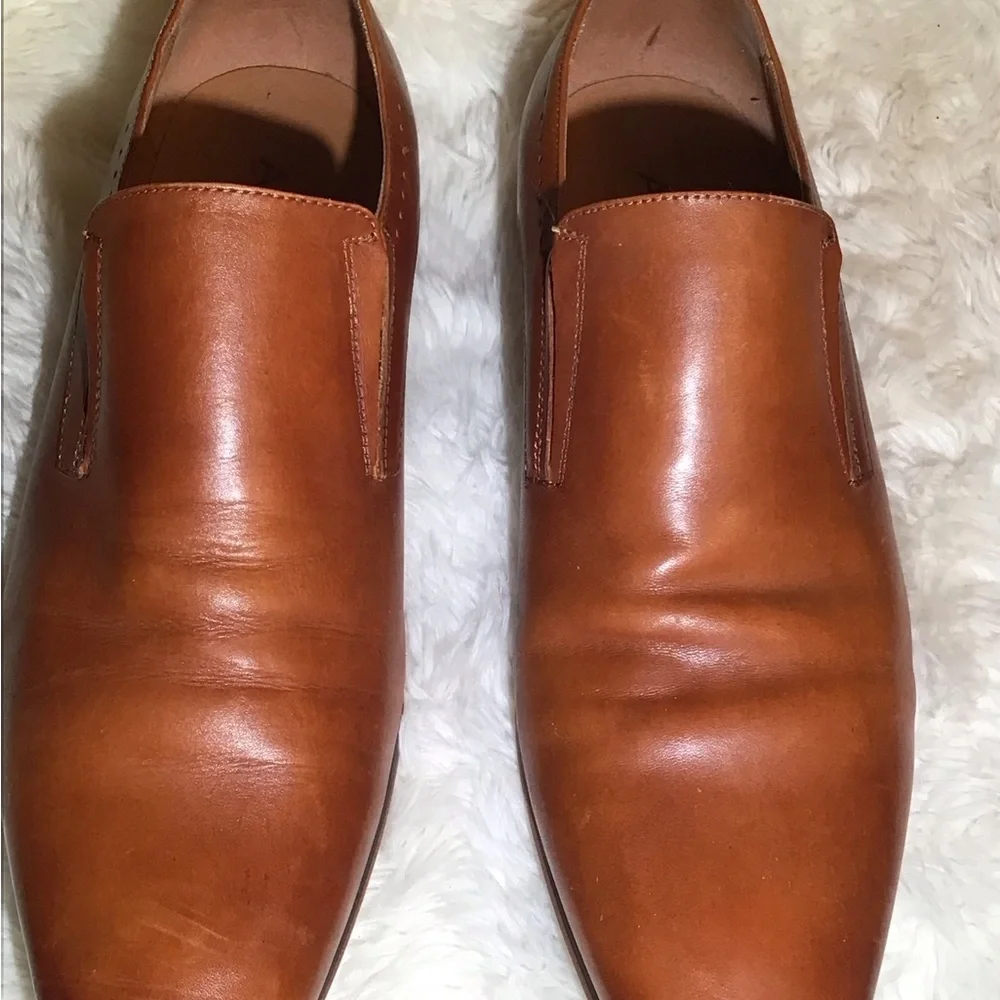 Aldo brown leather Oxford shoes size 10.5